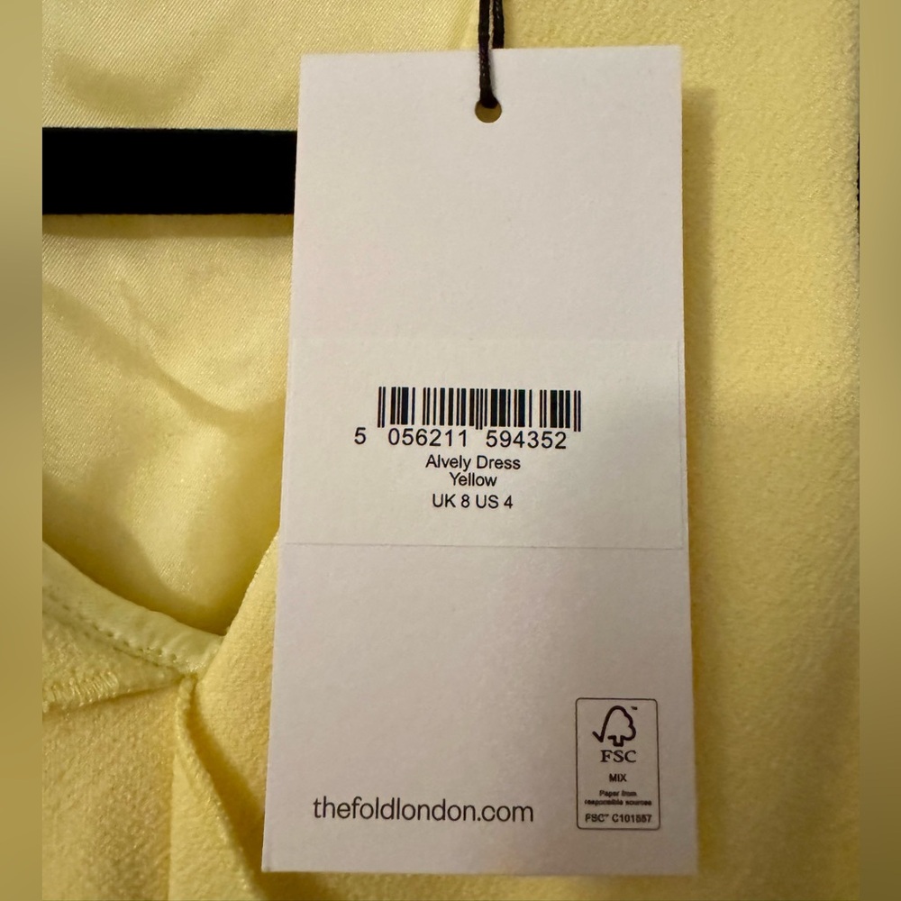 Yellow Ruffle Dress - Picture 3 of 4